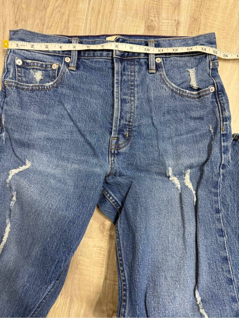Gap Cone Denim high quality button fly jeans Straight 28 - Picture 7 of 9